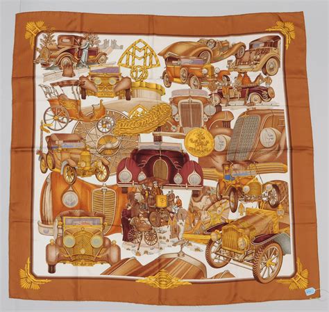 foulard hermes automobile|Vintage Hermès Scarves .